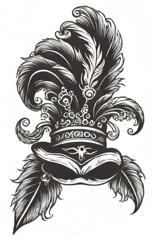 Feather With Jester Hat