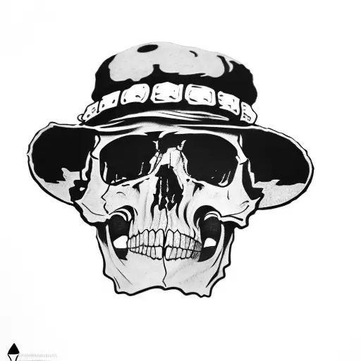 A Skull In A Hat