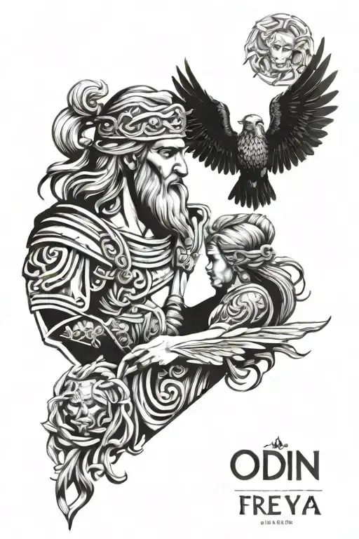 Odin And Freya