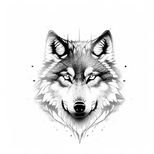 Siluet Running Side Wolf