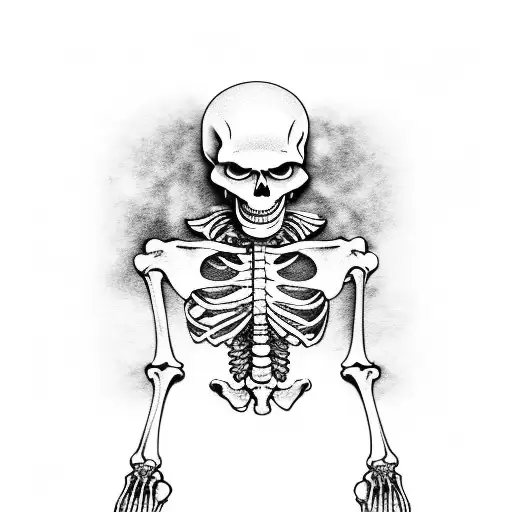 Skeleton Playing The Piano