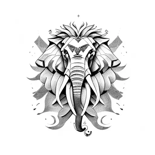 Half Elephant An Half Lion