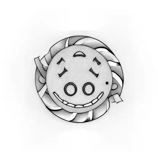 Black Power Smiley Face