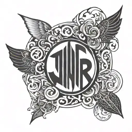 The Word Power Where The Letters Form In An Open Circle