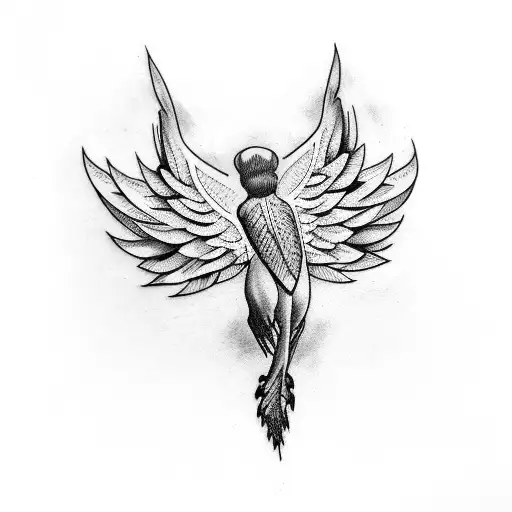 Humain With Wing Arms