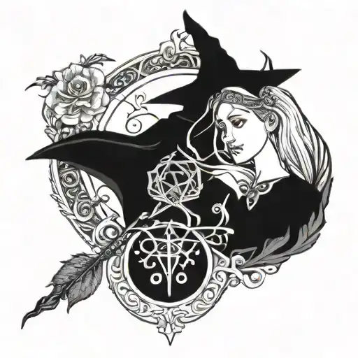 August And Hope And Iran Symbol Witch Farvahar