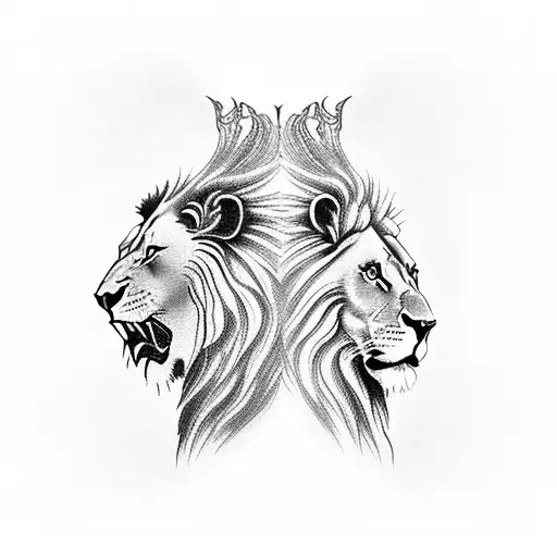 Lion And Greak Statue Arm Sleeve