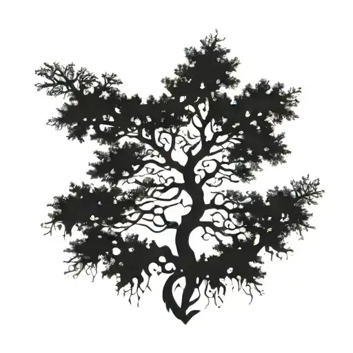 A Tree Made Of Saxofones