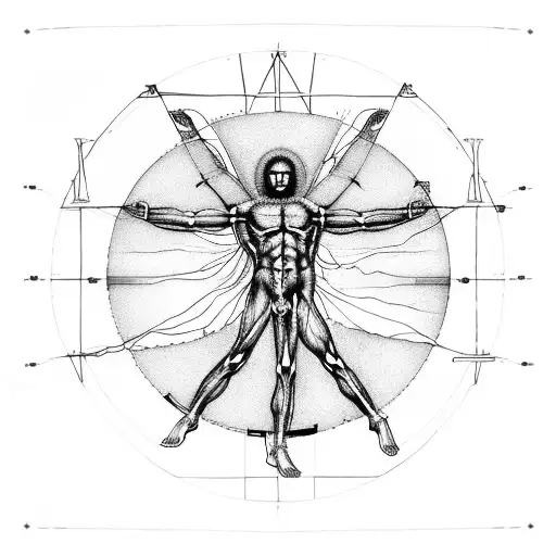 The Vitruvian Man Alien