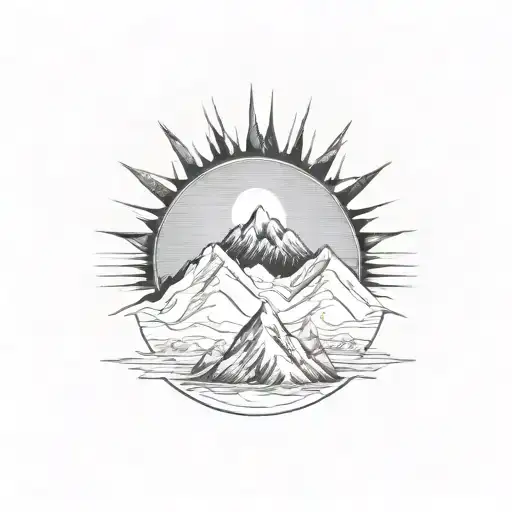 Berxwedan Jiyane With Mountain And Sun