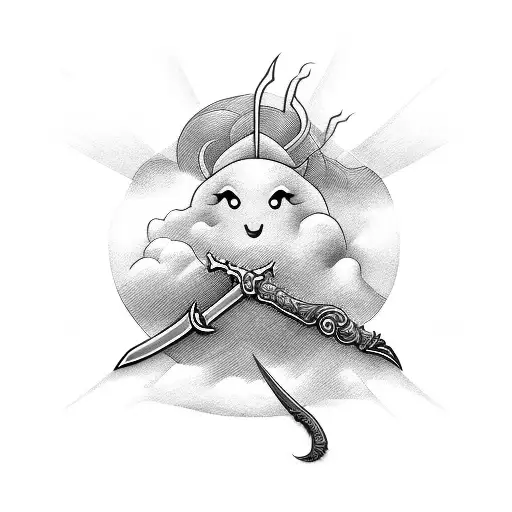 Cloud With Sword