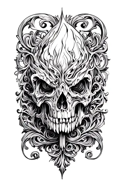 Scrollwork Filigree Baroque