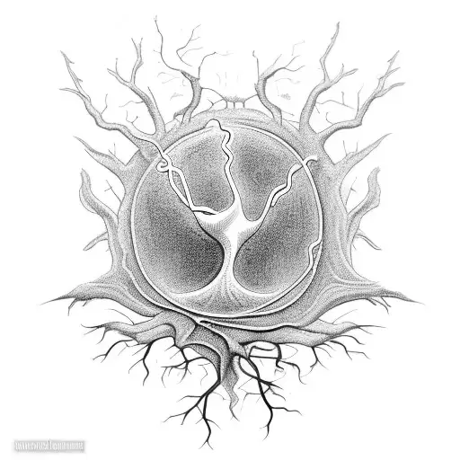 Neuron In Space In The Shape Of A Galaxy