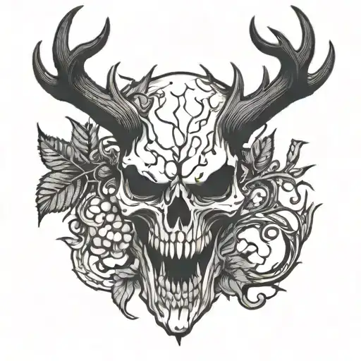 Wendigo Skull