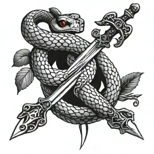 Snake And Sword