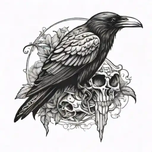 Raven Skull