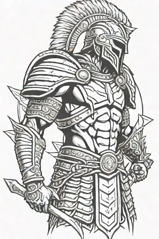 Sparta Warrior Standing