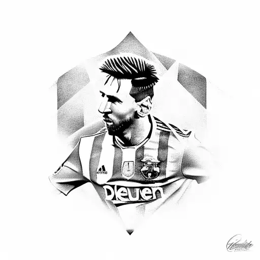 Leo Messi With His Jersey In His Hands