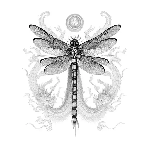 Memorial Dragon Fly With The Date 1960-2024