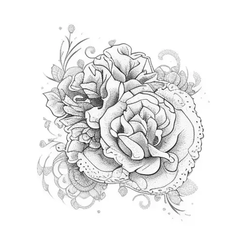 Long Floral Leg Sleeve