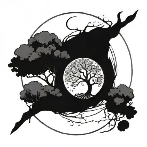 Incorporate Intricate Calligraphy Into A Tree Design