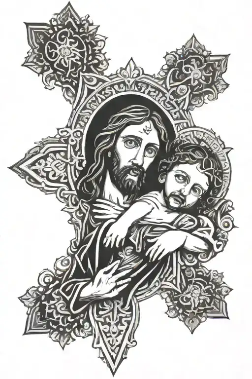 Lorraine Cross And Jesus Cross