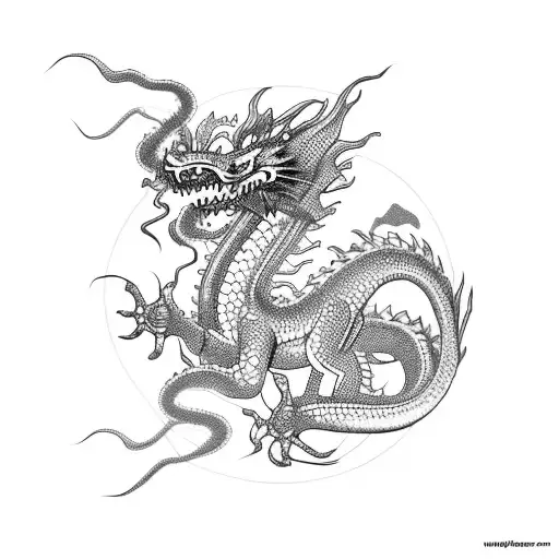 A Vietnamese Dragon Made Out Of Robotic Parts