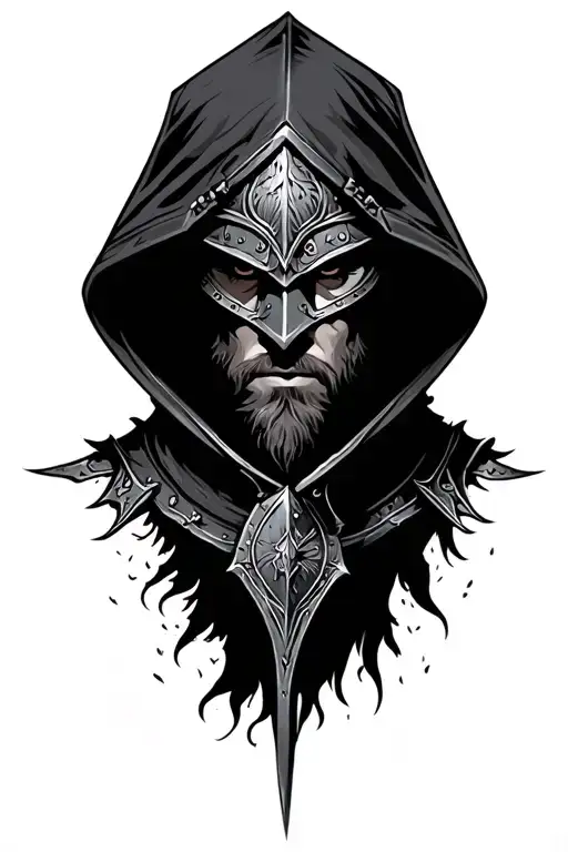 Hooded Warrior Knight