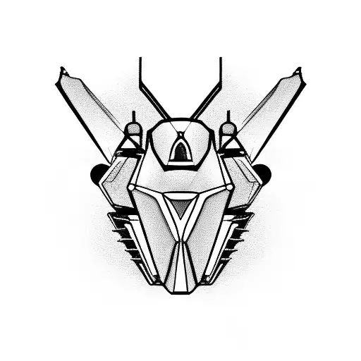 A Sleek Futuristic Motorcycle Merging With A Vintage Car Design