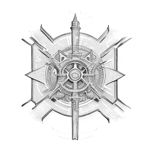 Christian Cross Spaceship