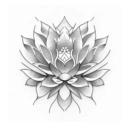 Lotus Flower Camera Lens