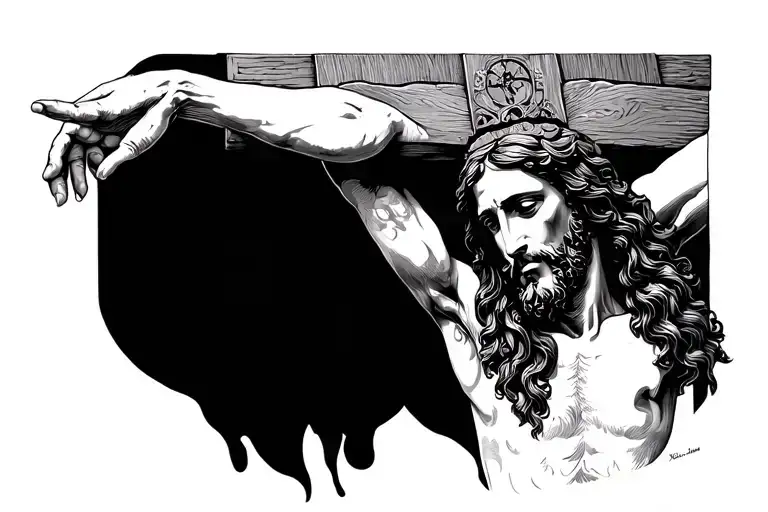 Forearm Jesus Christ Crucifixion