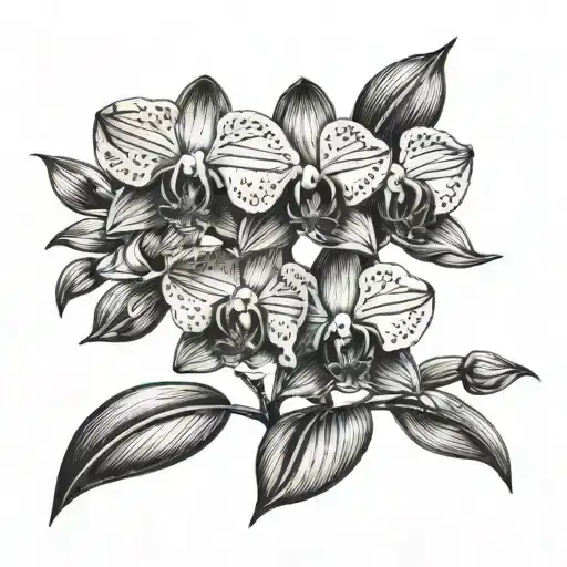 Orchid With Names Incorporated