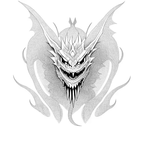 A Dragon Made Of Lightnening