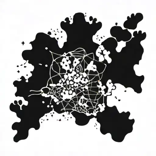 A World Map Made Up Of Interconnected Dog Paw Prints