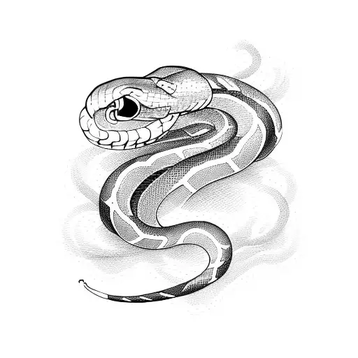 Snake With Smoke