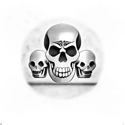 Matreshka With A Skull Instead Of Face Schepard Fairey Style