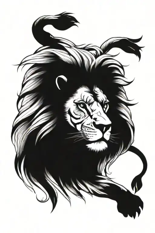Lion Wearing