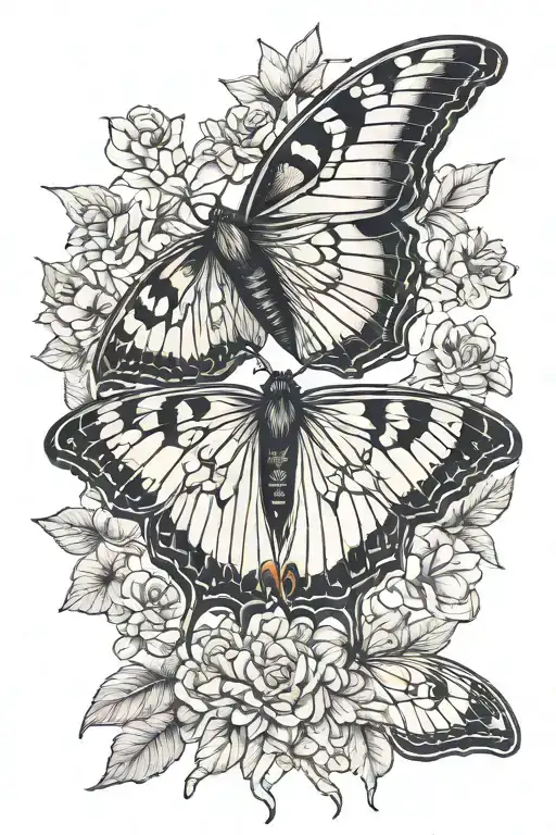 Lunar Moth And Planchete