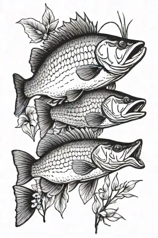 Largemouth Bass Made From Nature