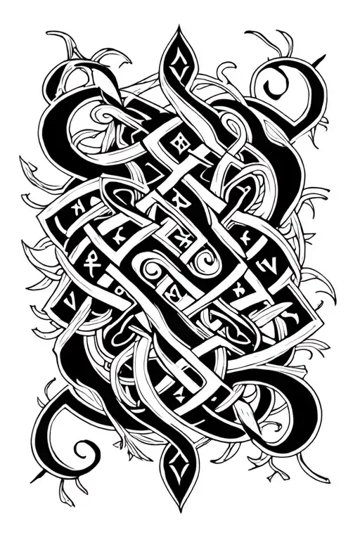 Celtic Runic Script
