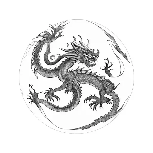 Forest Dragon Ying Yang