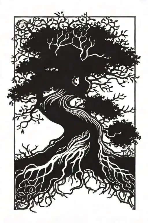 Tree Of Life With Roots