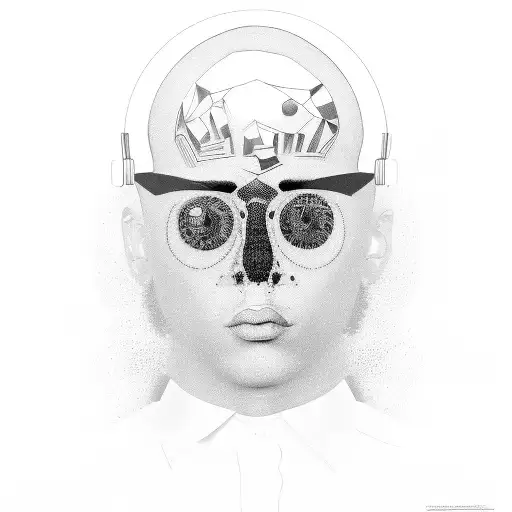 Combine Elements Of Trap Music And Famous Celebrities In A Unique And Dynamic Tattoo Design