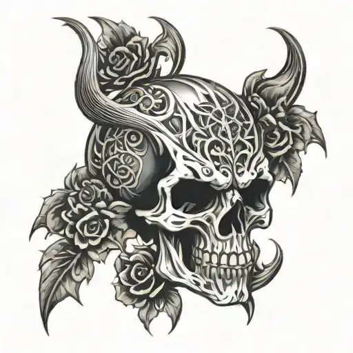 Demonic Skull Style