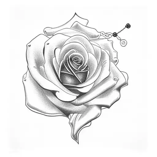 Rose An Rosary Going Through The Name Catalina