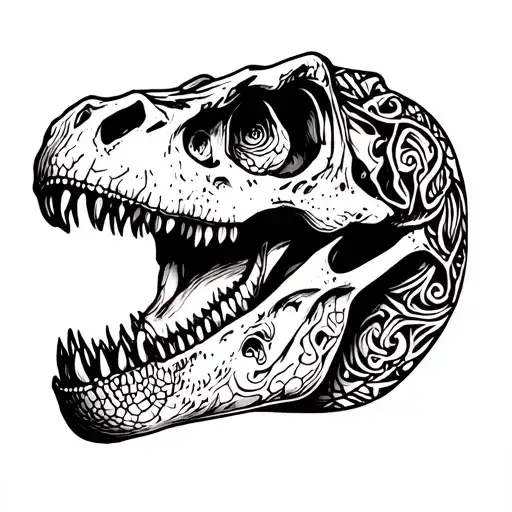 T Rex Skull