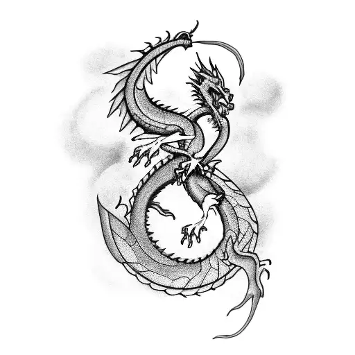 Dragon Around Forearm Mystic