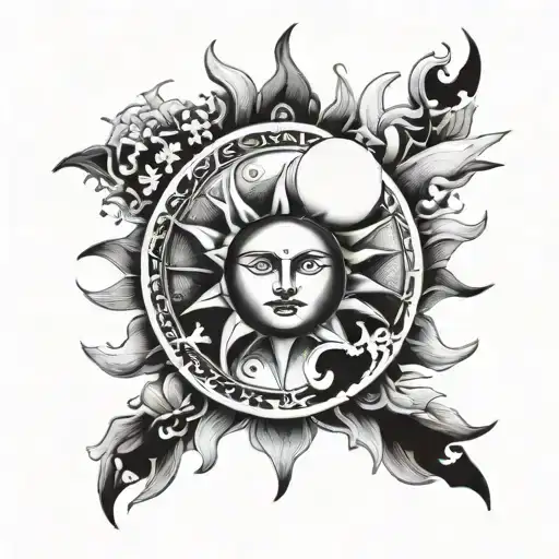 Men's Sun And Moon