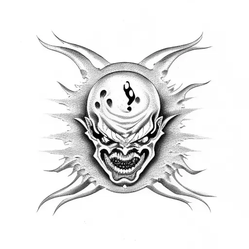 Horror Demon In Junji Ito Style